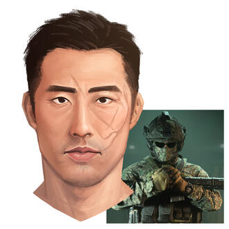 Headcanon Horangi portrait from MW22