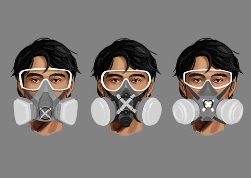 Gas Mask Studies