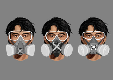 Gas Mask Studies