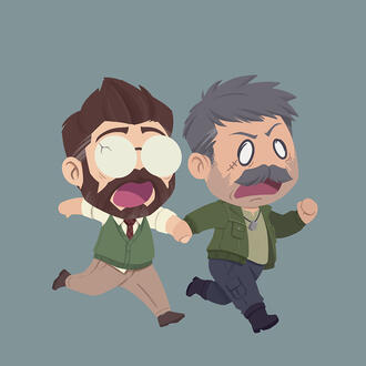 Lineless Chibi / Characters from In Sound Mind