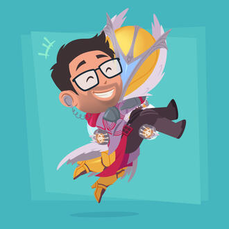 Lineless Chibi / Destiny 2 Guardian and Lodi for Cookie